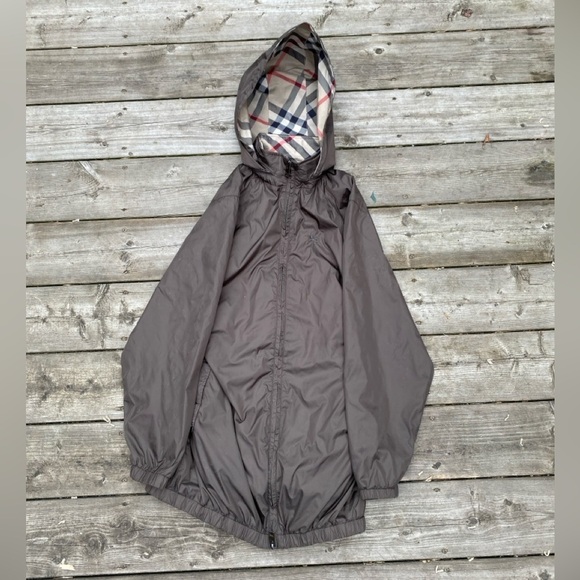 Vintage Burberry London Nylon Novacheck Jacket Medium Brown - Picture 7 of 16